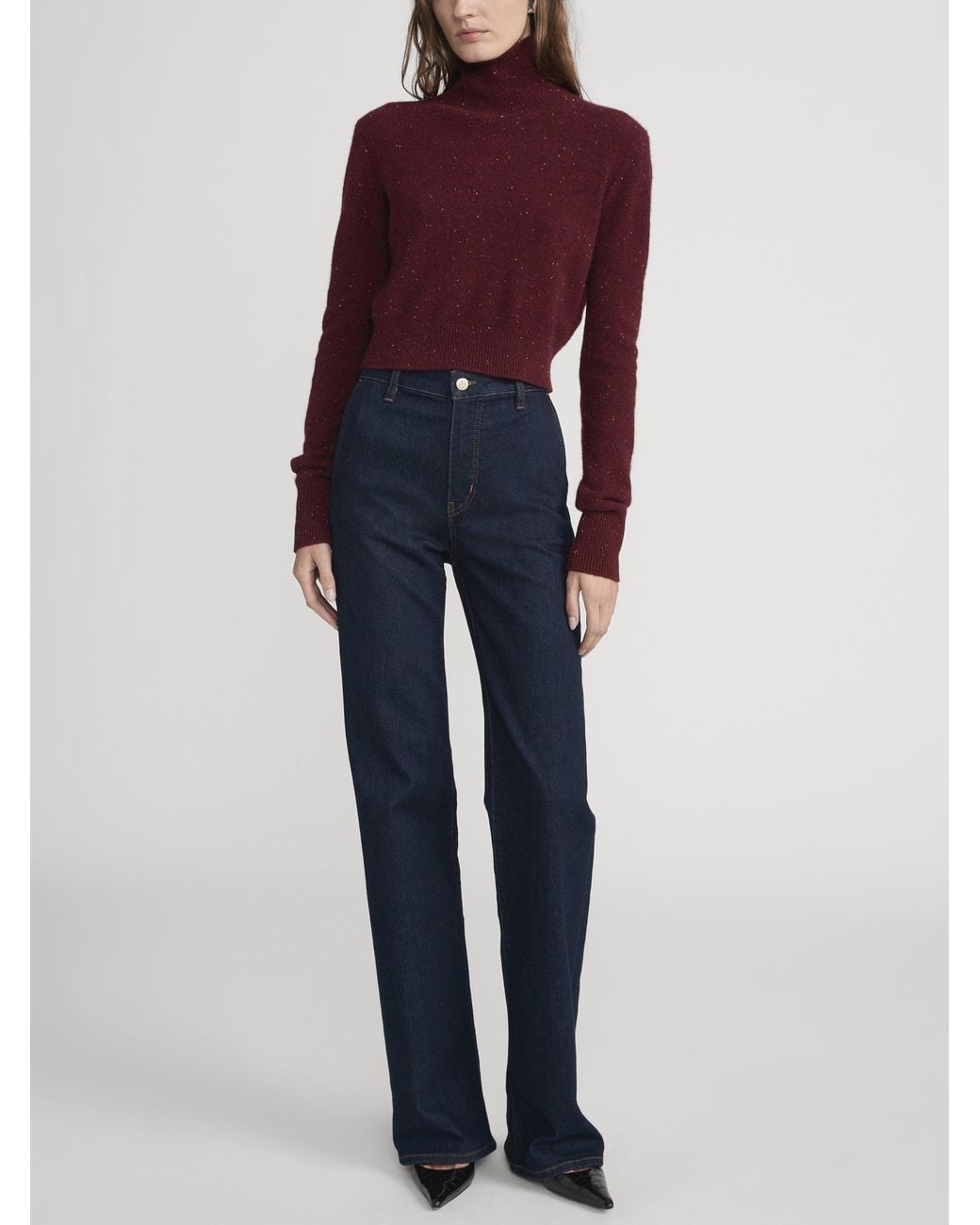 FRAME Blue The Straight Trouser