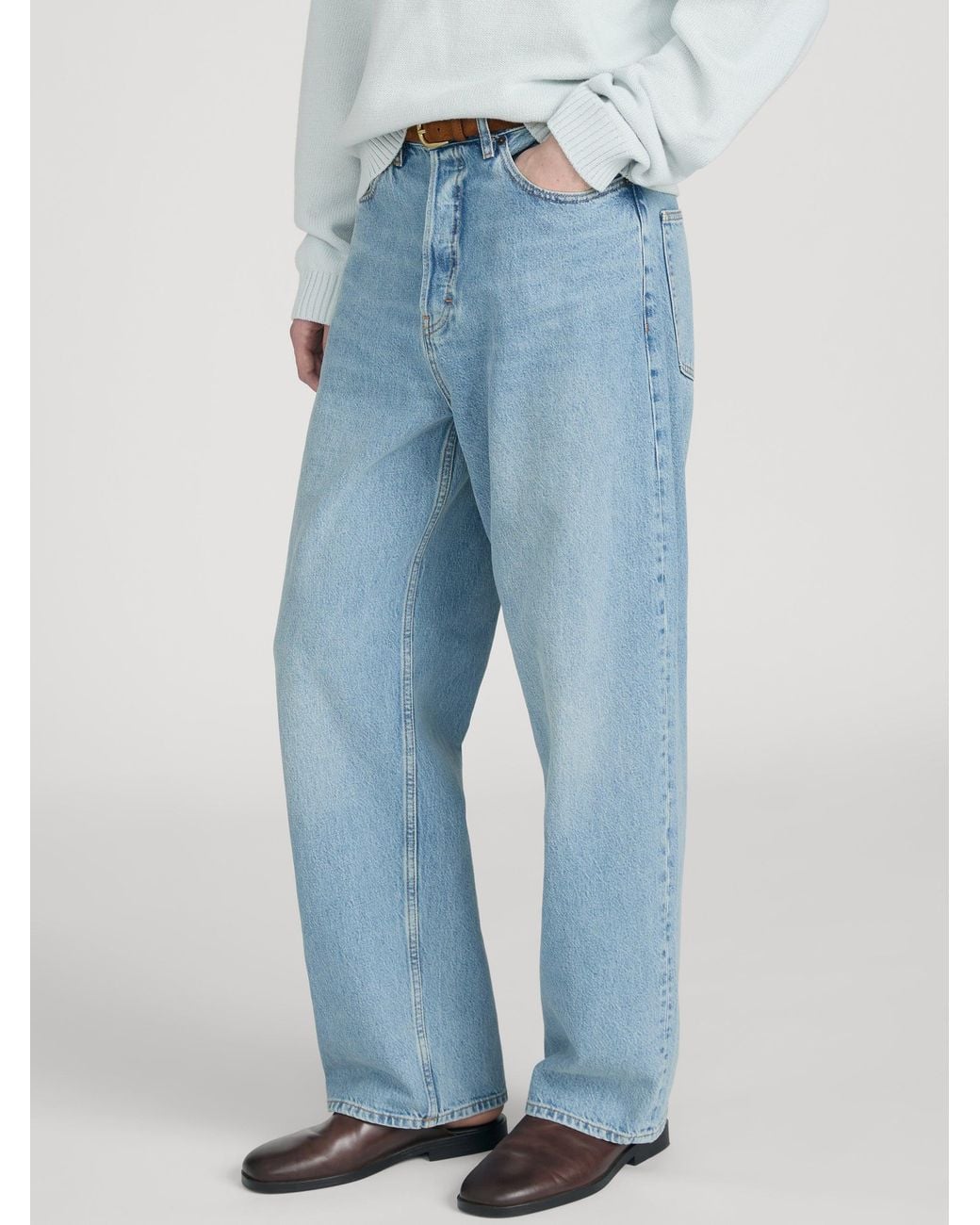 FRAME Blue Baggy Jean for men