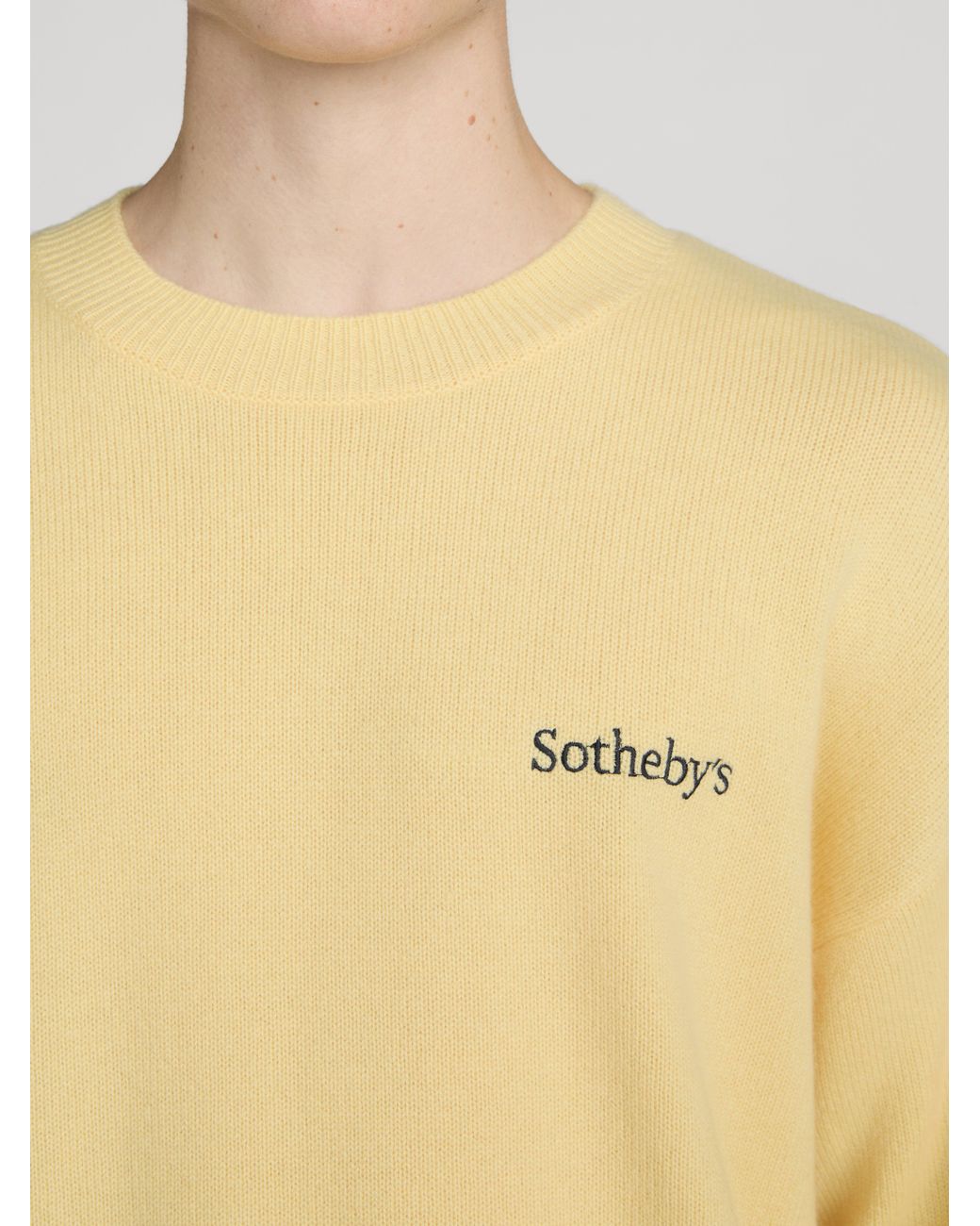 FRAME Yellow Sotheby's Cashmere Sweater for men