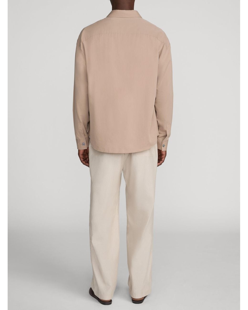 FRAME Natural Cotton Easy Trousers for men