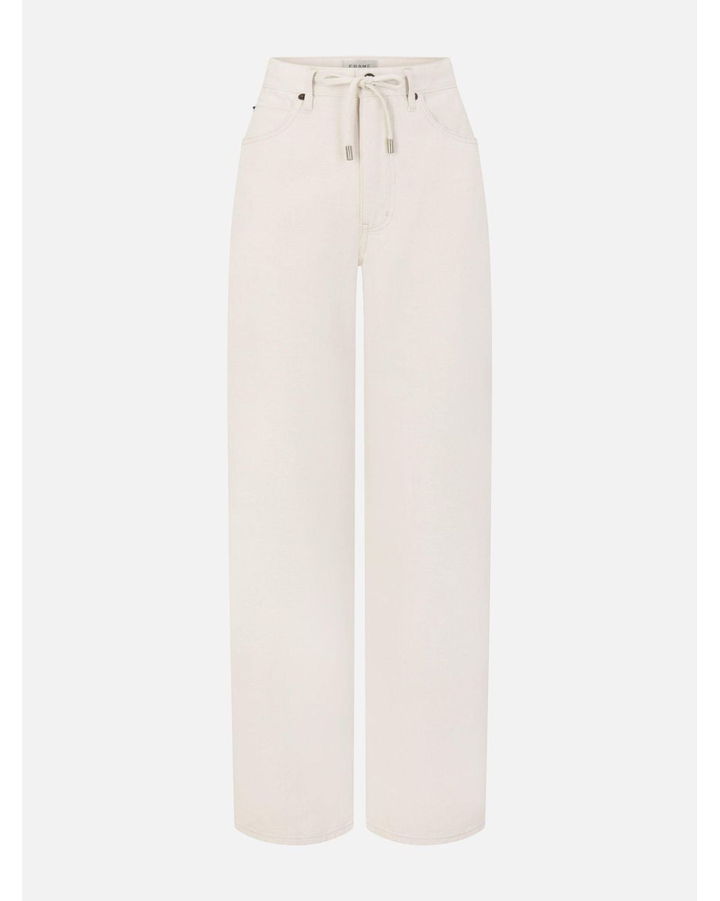 FRAME White The Off Duty Drawstring Bow