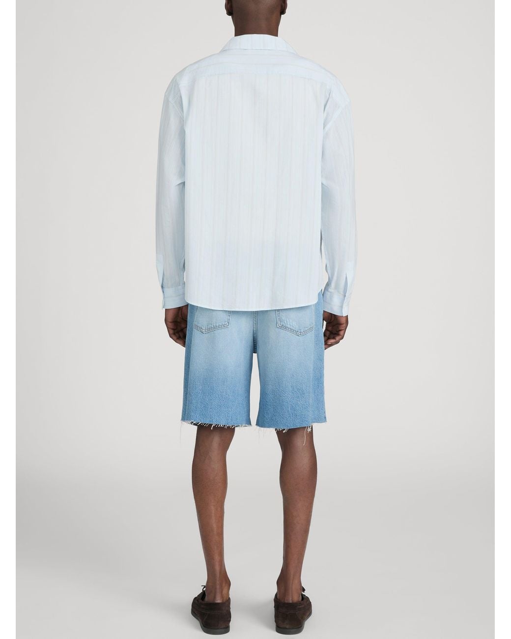FRAME Blue Baggy Shorts for men