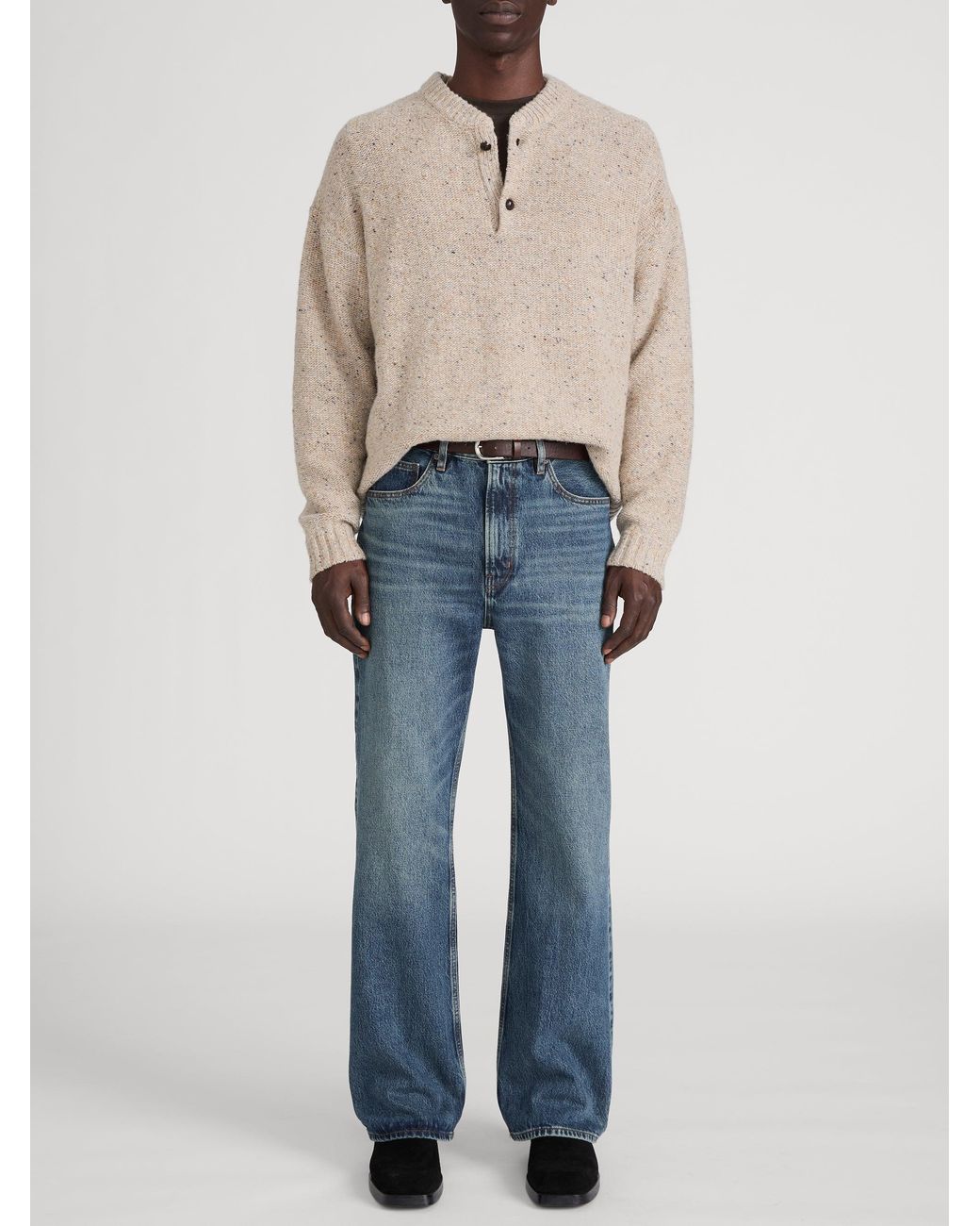 FRAME White The Equestrian Sweater for men