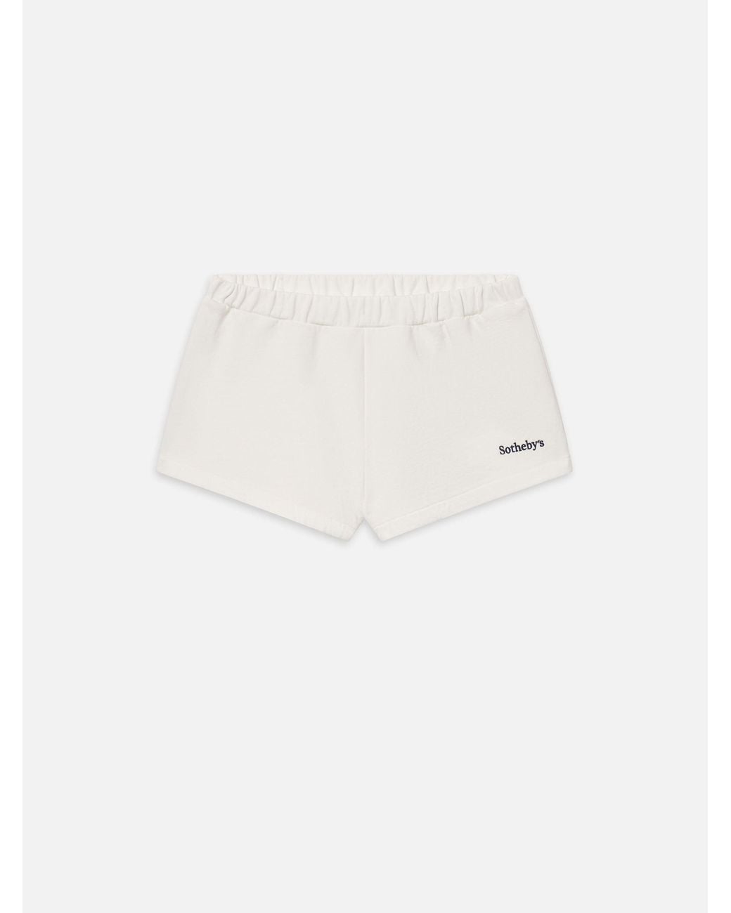 FRAME White Sotheby's Sweat Short