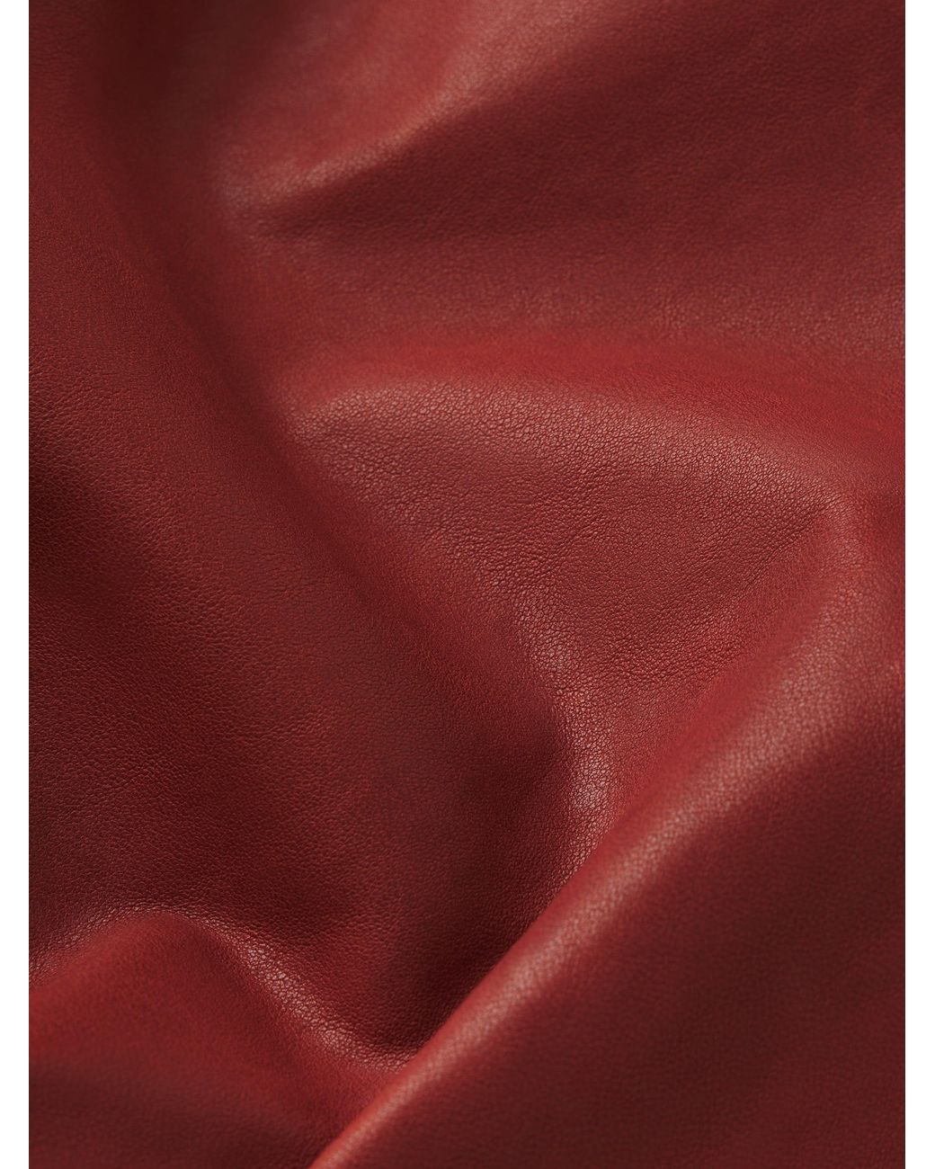 FRAME Red The Leather Ace Jacket