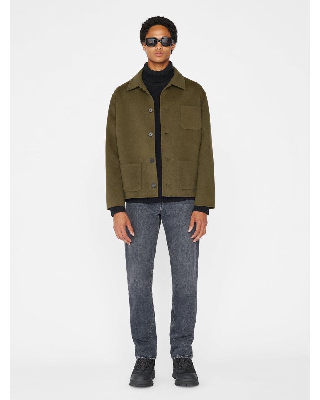 Olive green 2025 wool jacket