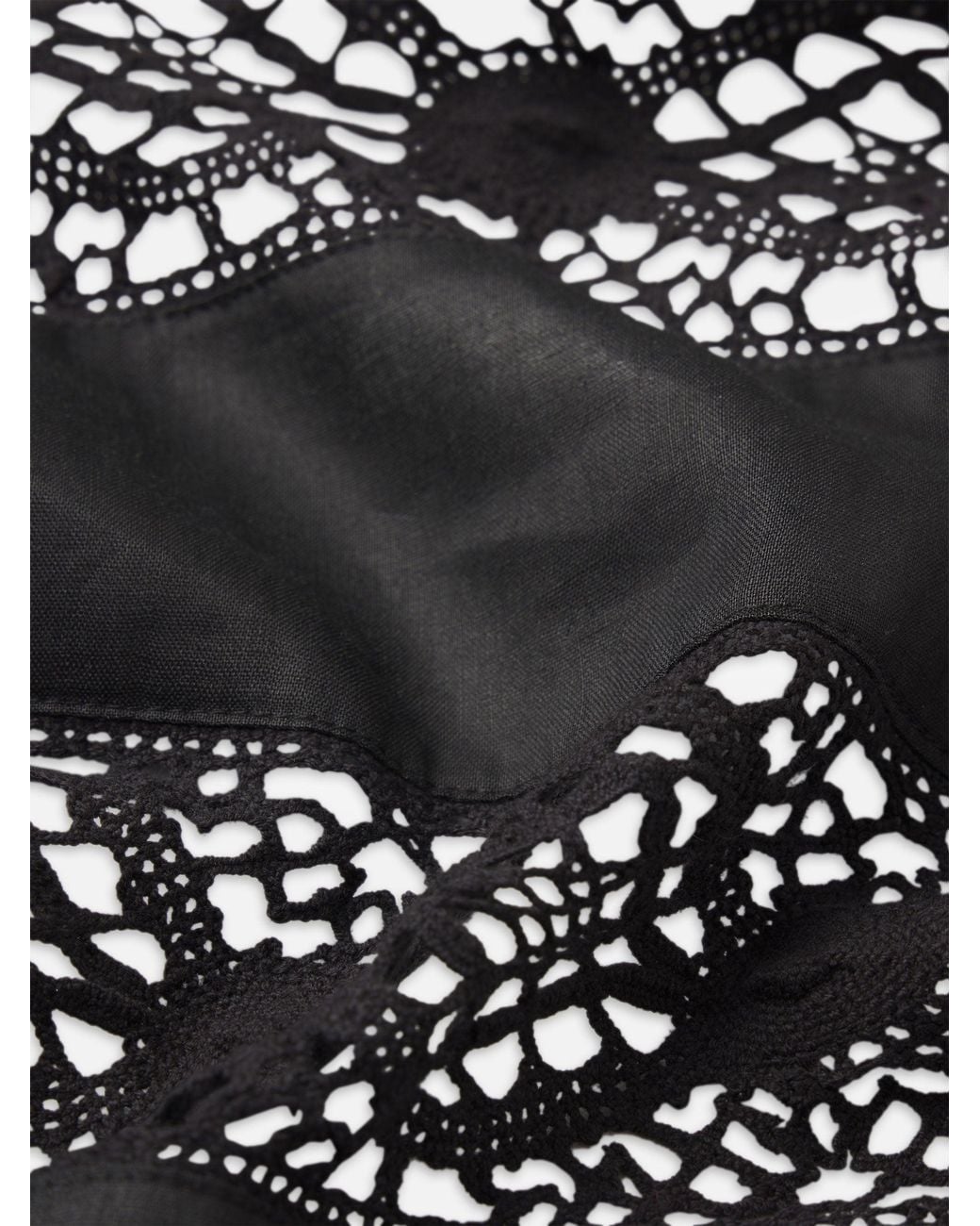 FRAME Black The Statement Heirloom Shirt