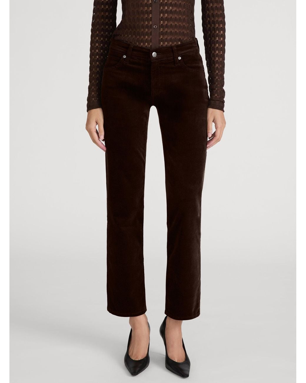 FRAME Brown The Corduroy Cigarette