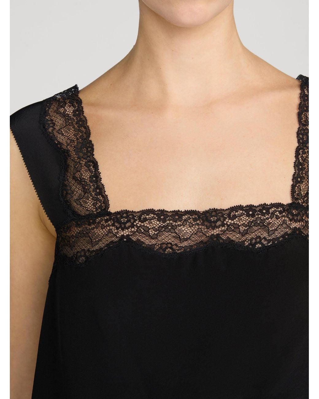 FRAME Black The Chandelier Cami