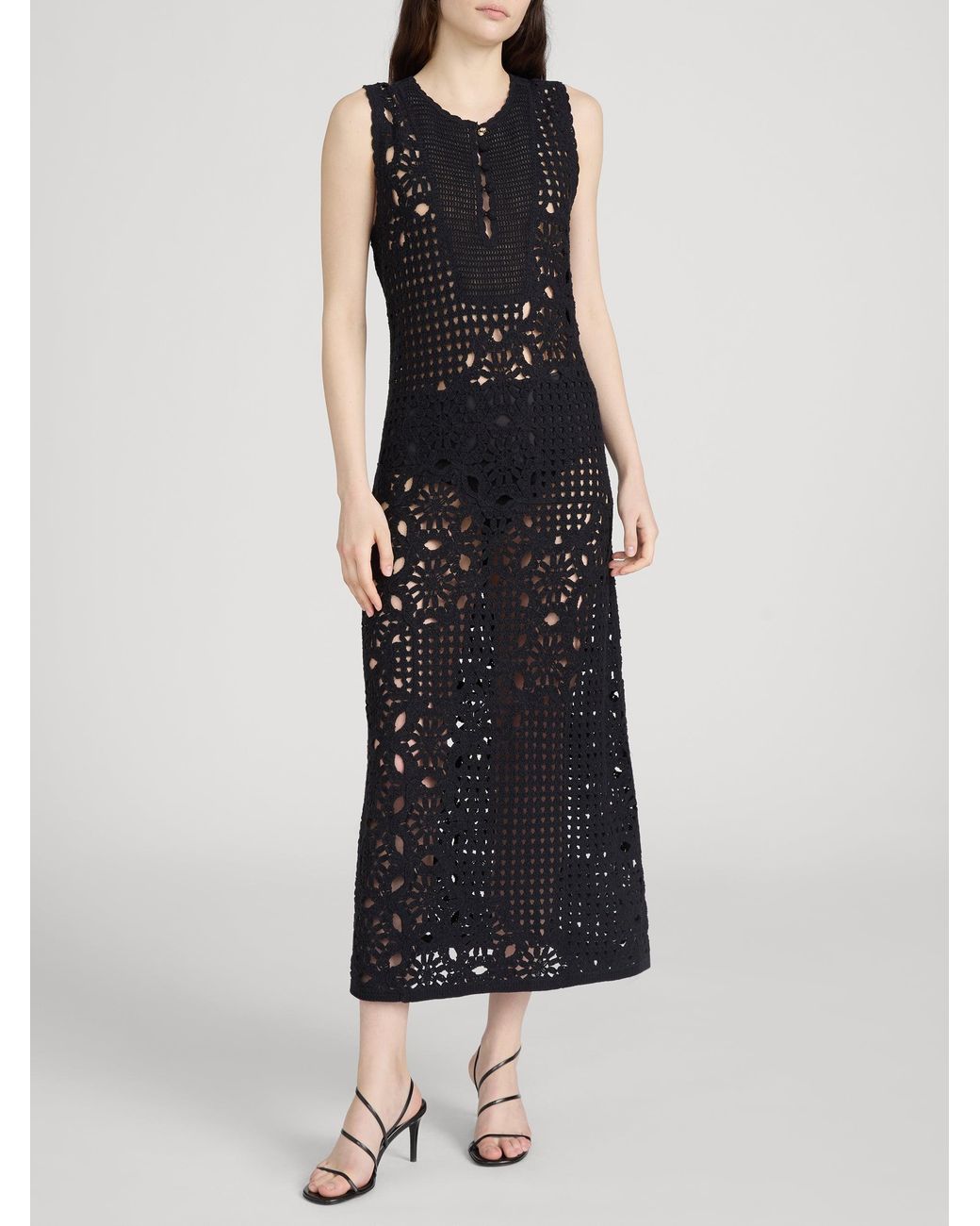 FRAME Blue The Postcard Dress