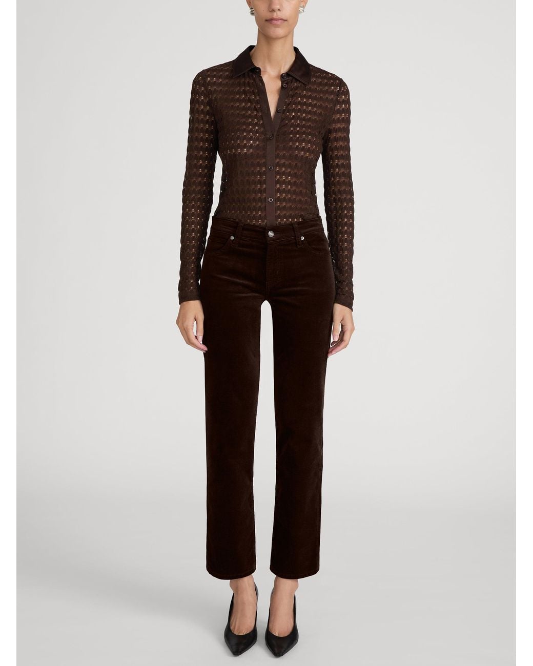 FRAME Brown The Corduroy Cigarette