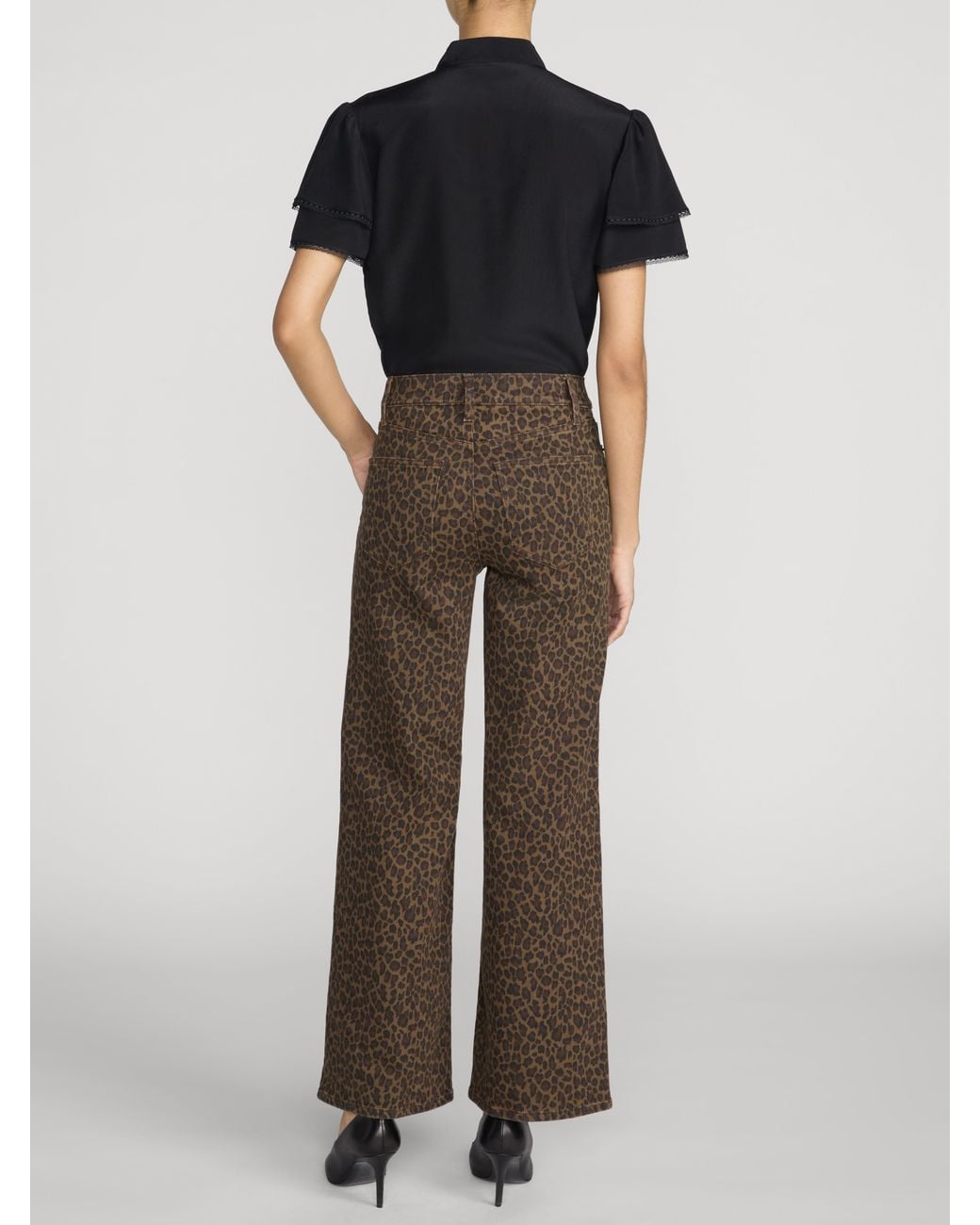 FRAME Brown Le Slim Palazzo