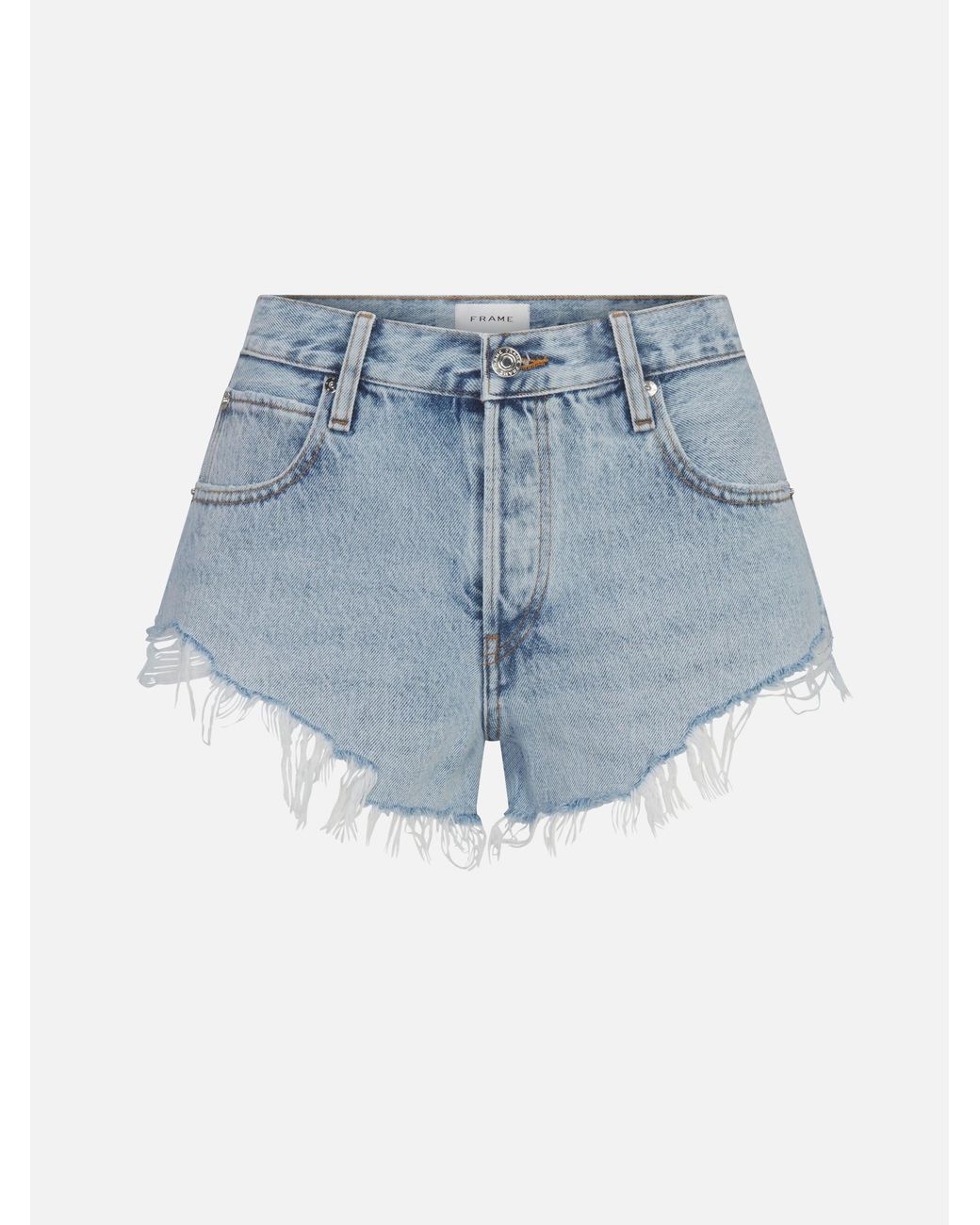 FRAME Blue The Grunge Hang Short