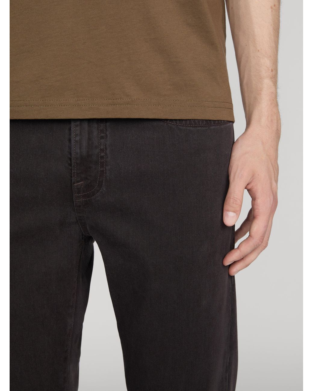 FRAME Black L'homme Slim Brushed Twill for men