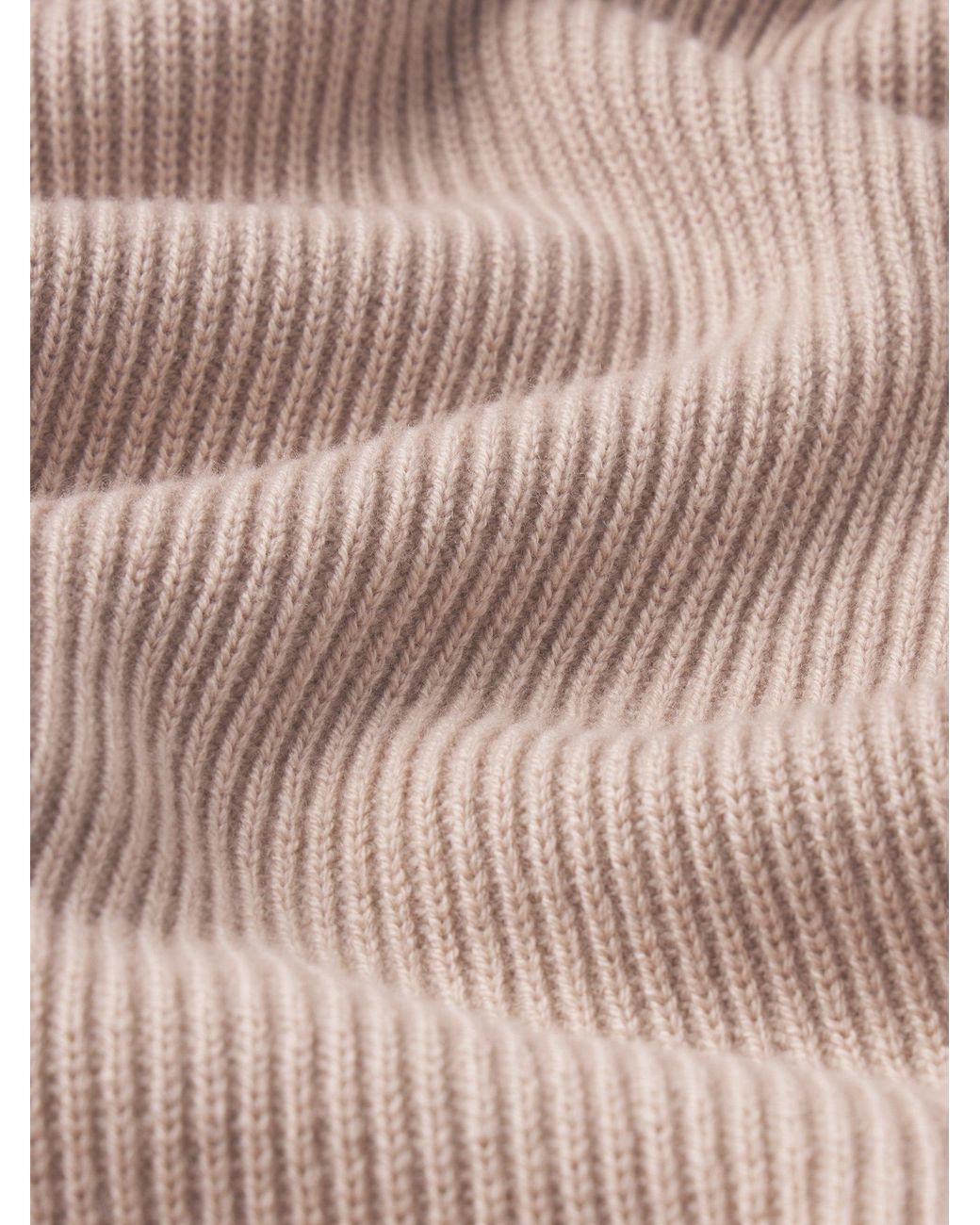 FRAME Natural Ribbed Crewneck Sweater