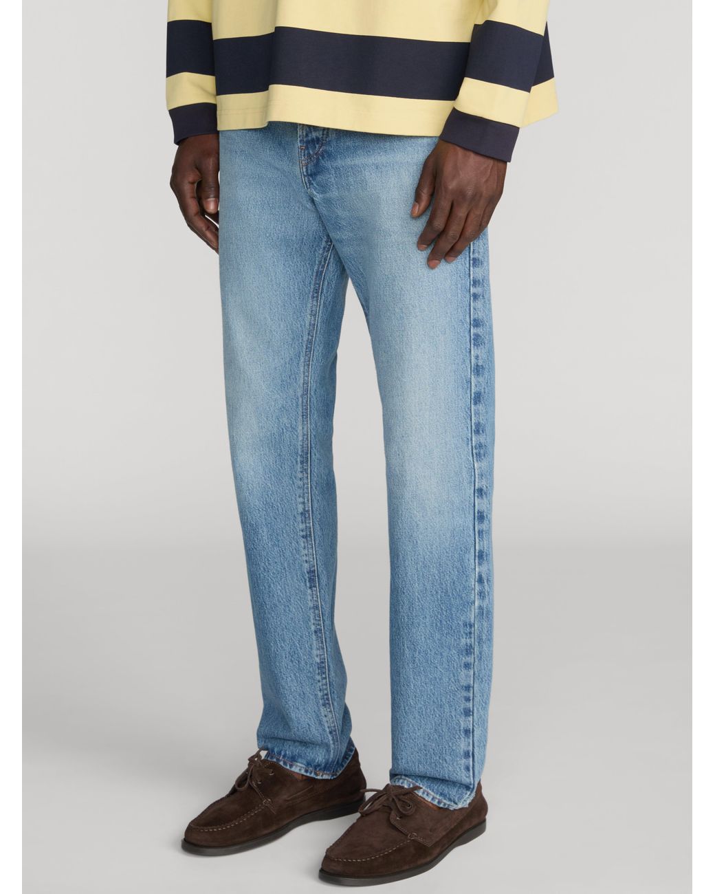 FRAME Blue Sotheby's Straight Jean for men