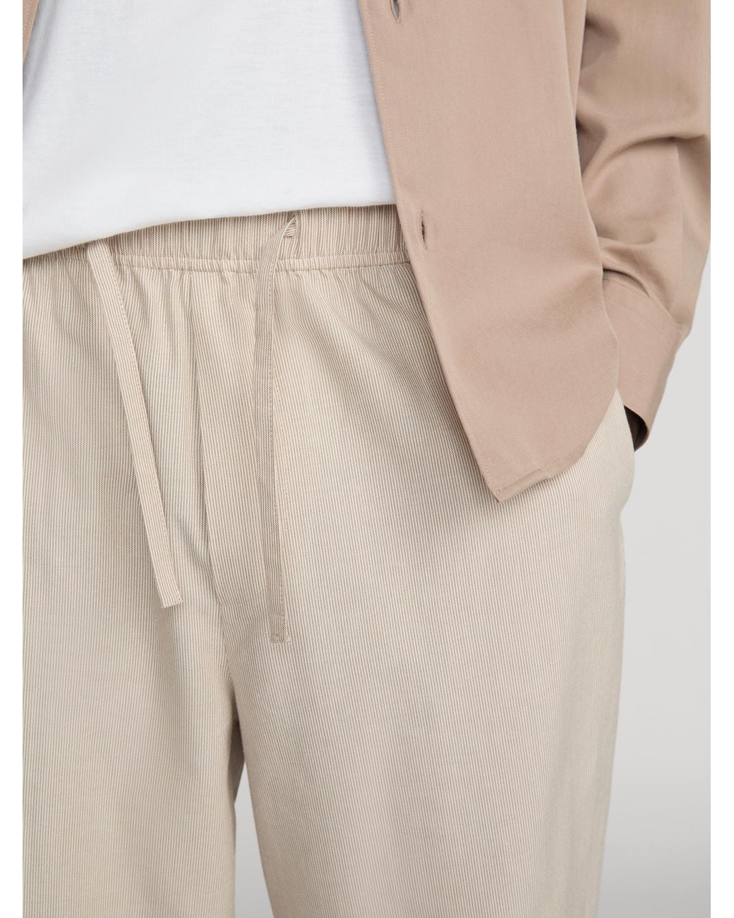 FRAME Natural Cotton Easy Trousers for men