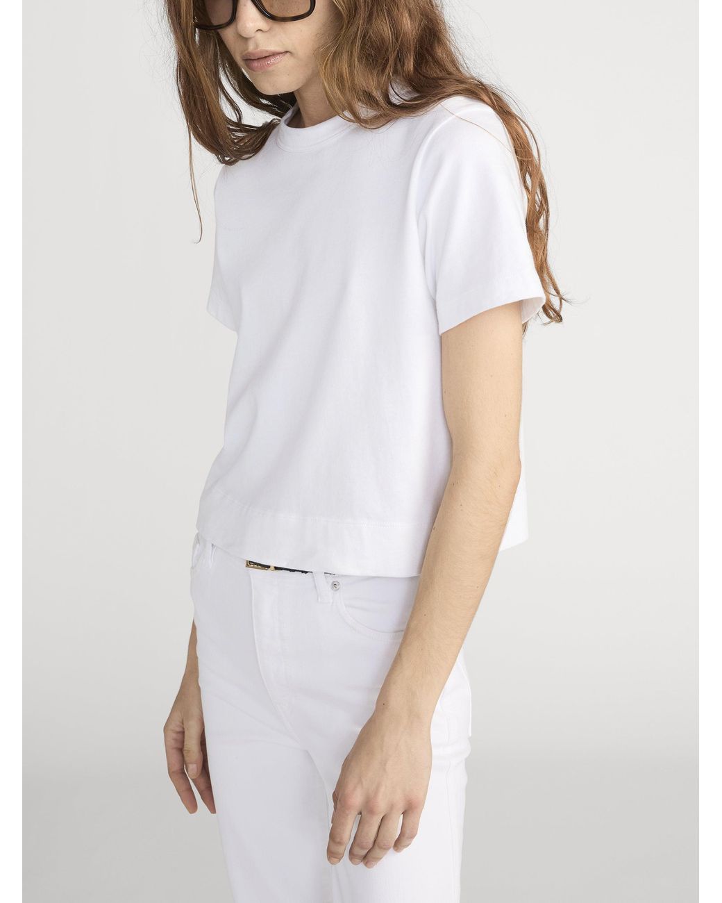 FRAME White The Boxy Tee