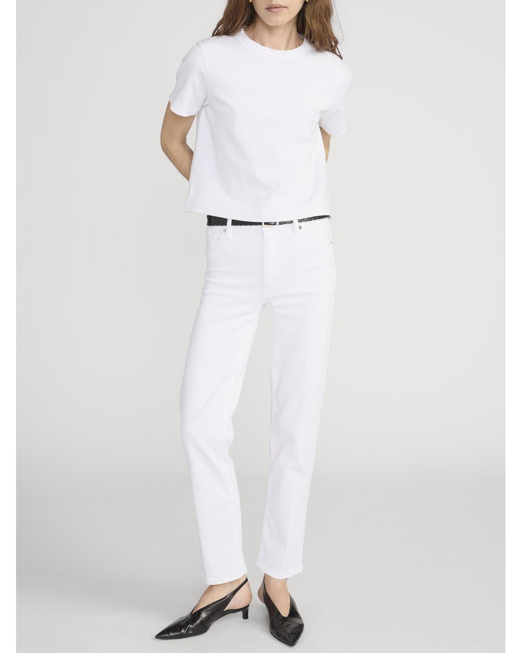 FRAME White The Boxy Tee