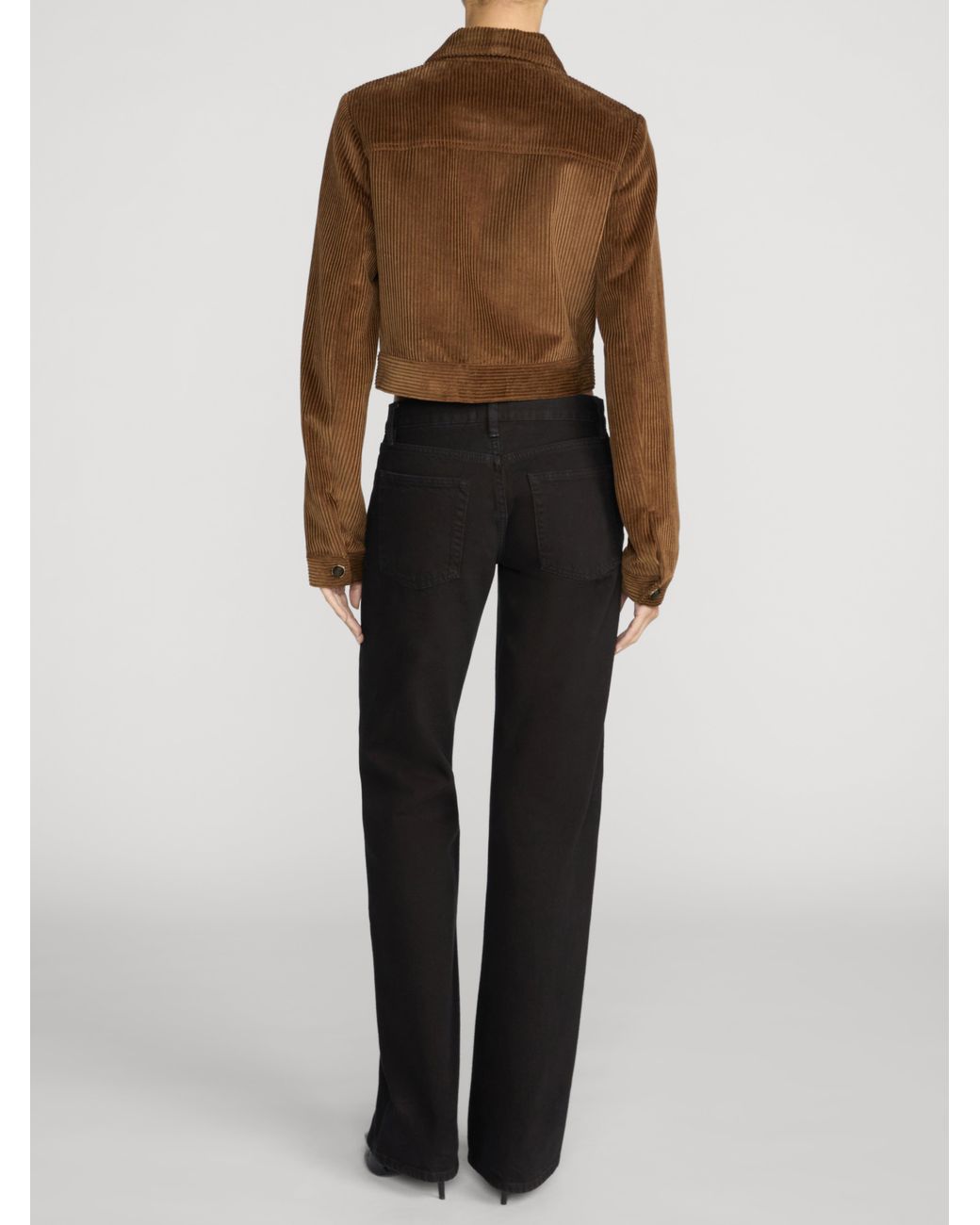 FRAME Brown The Small Corduroy Jacket