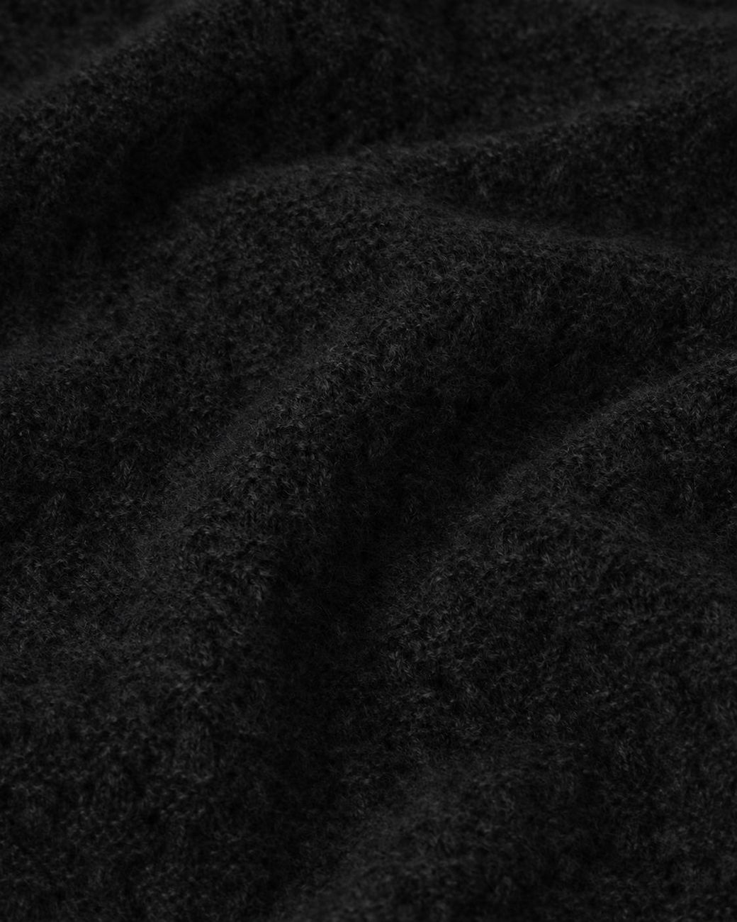 FRAME Black The Gathered Honeycomb Sweater