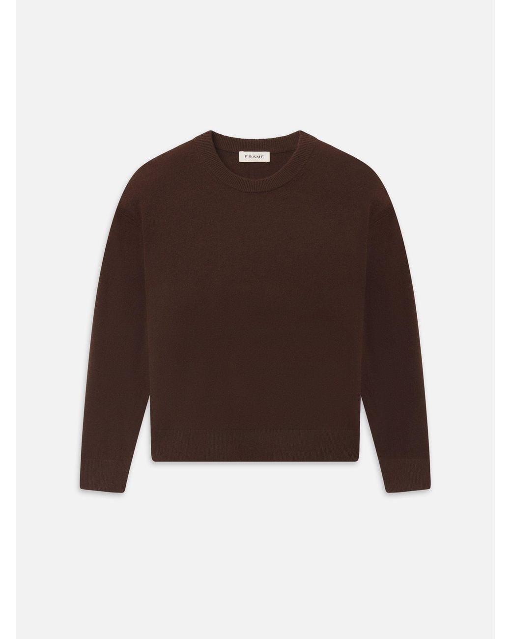 FRAME Brown Lightweight Cashmere Sweater for men