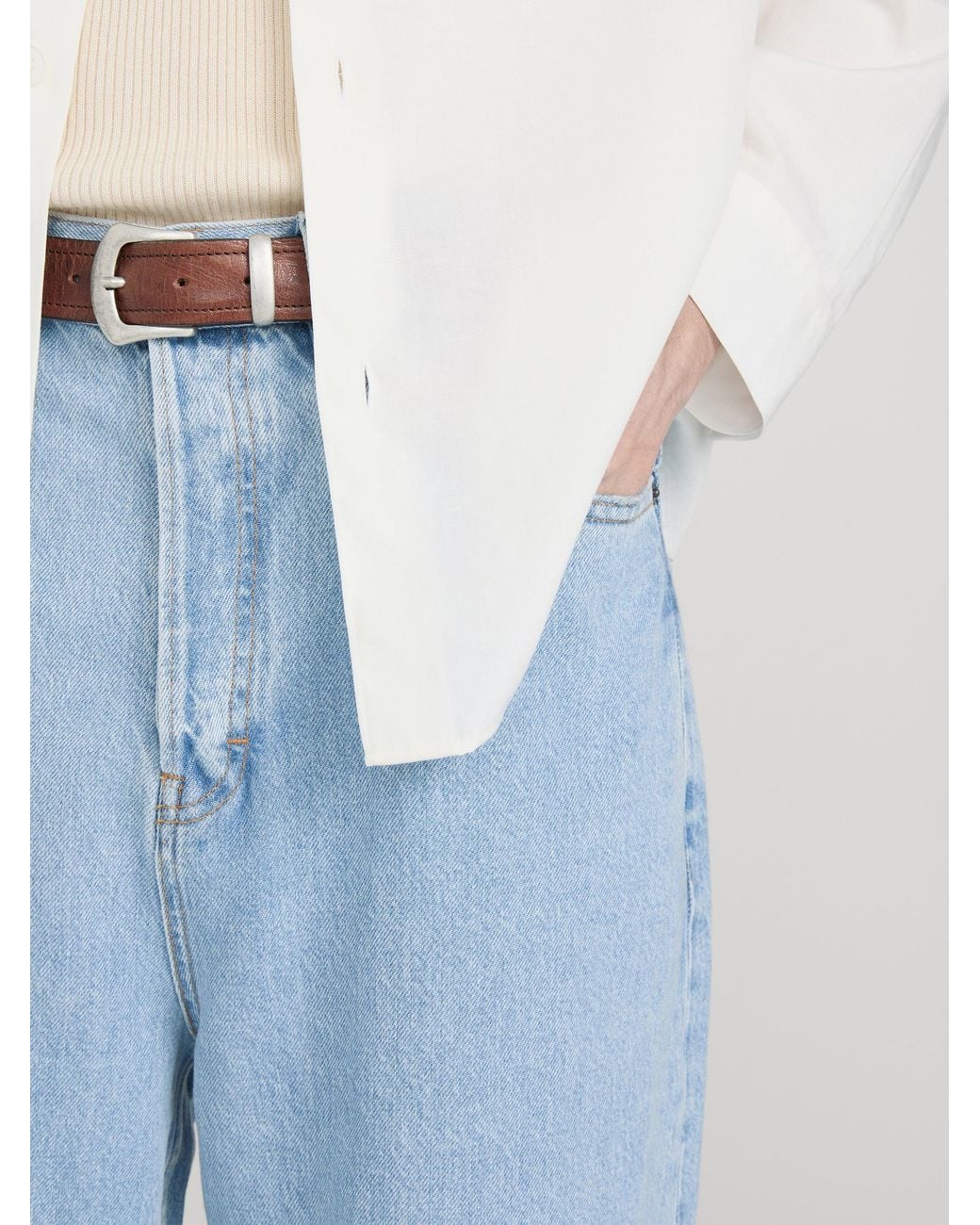 FRAME Blue Baggy Jean for men