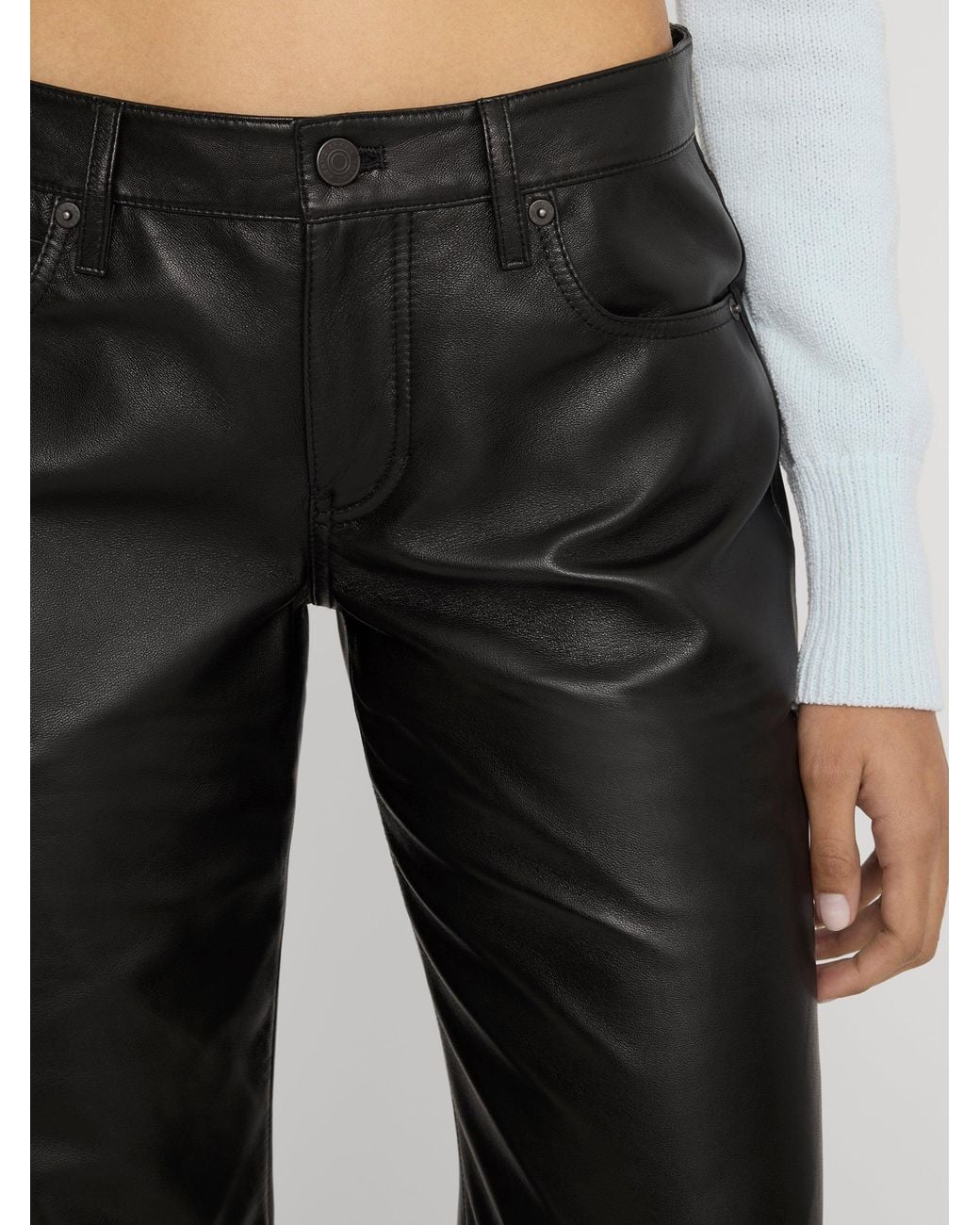 FRAME Black The Leather Leo