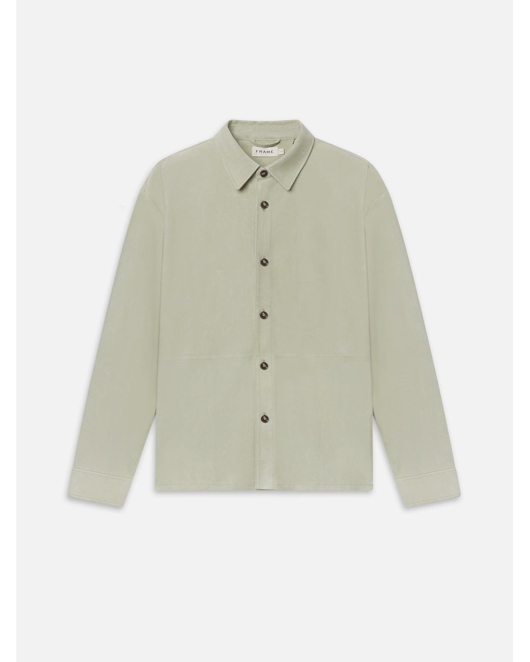 FRAME White Suede Shirt for men