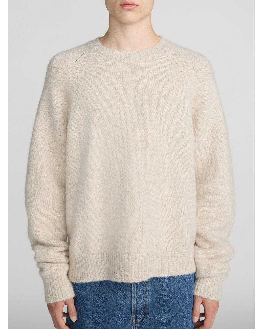 FRAME White Alpaca Blend Sweater for men