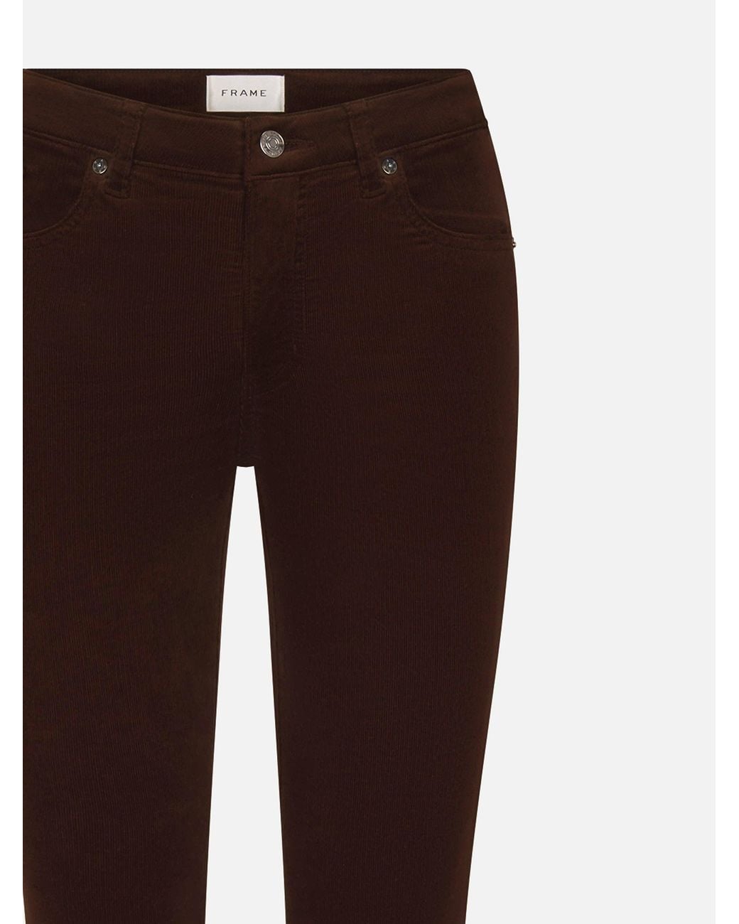 FRAME Brown The Pixie Corduroy Reboot