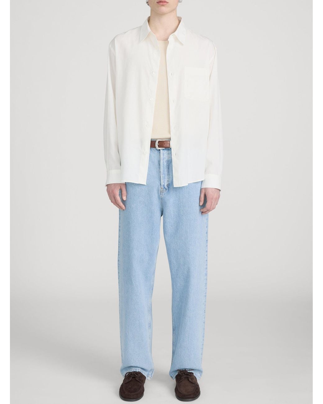 FRAME Blue Baggy Jean for men
