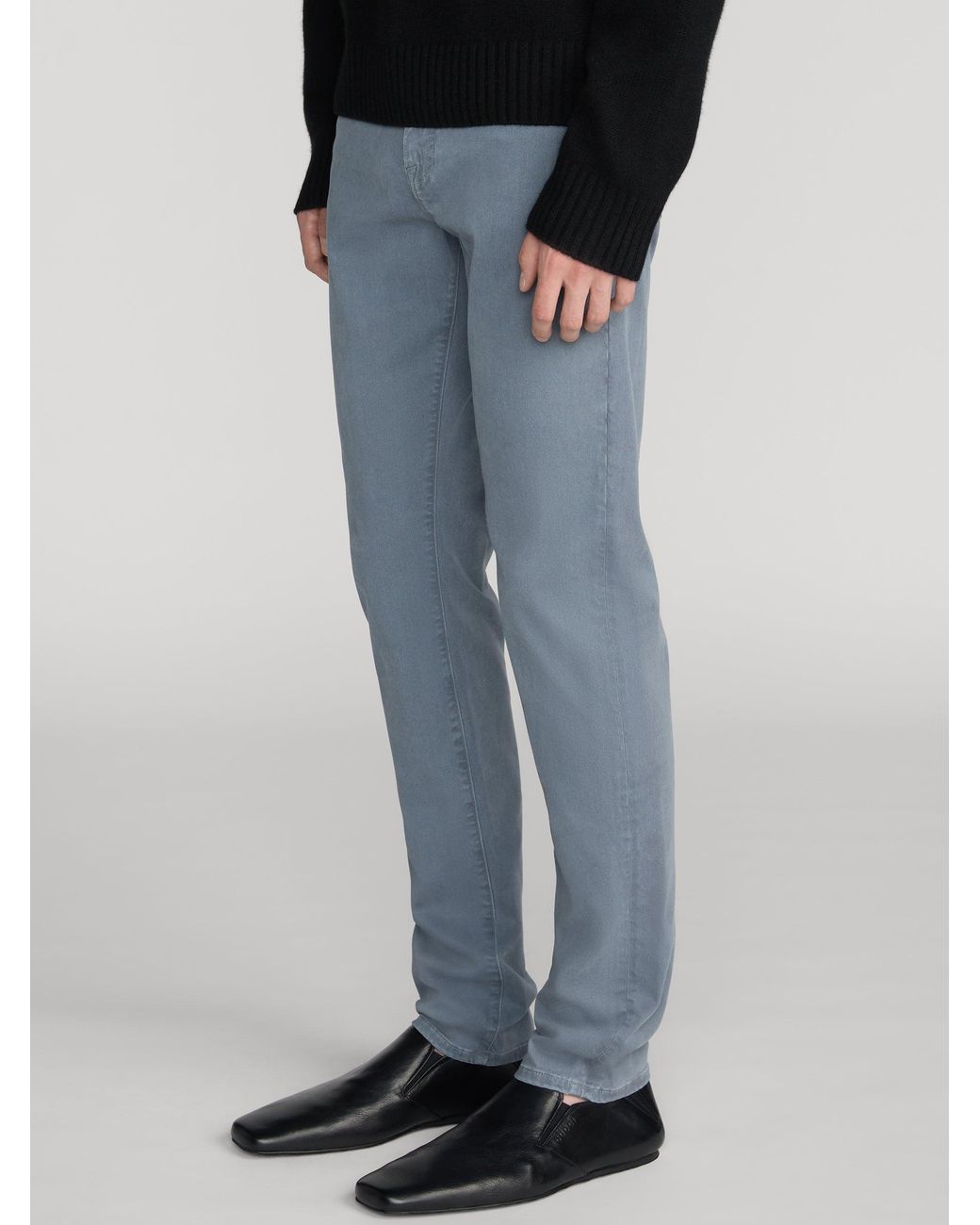 FRAME Blue L'homme Slim Brushed Twill for men