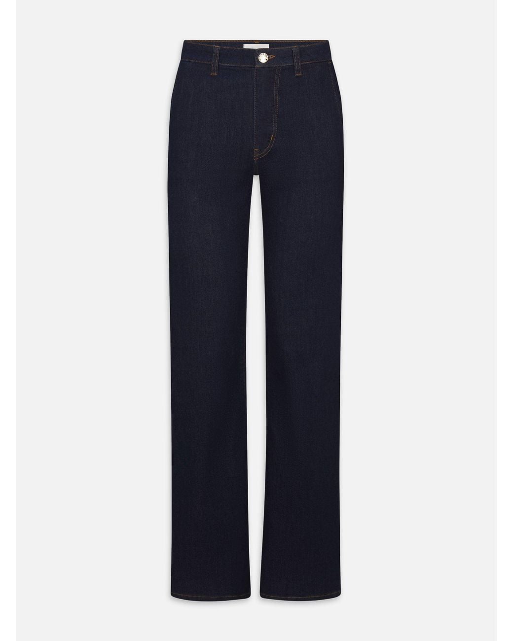 FRAME Blue The Straight Trouser