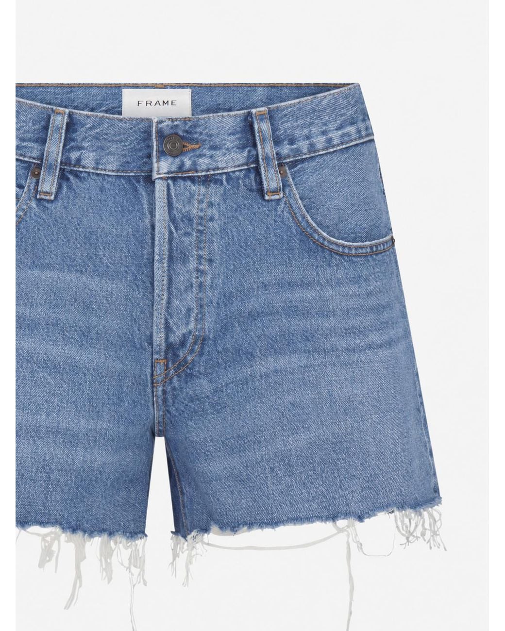 FRAME Blue The Long Hang Short