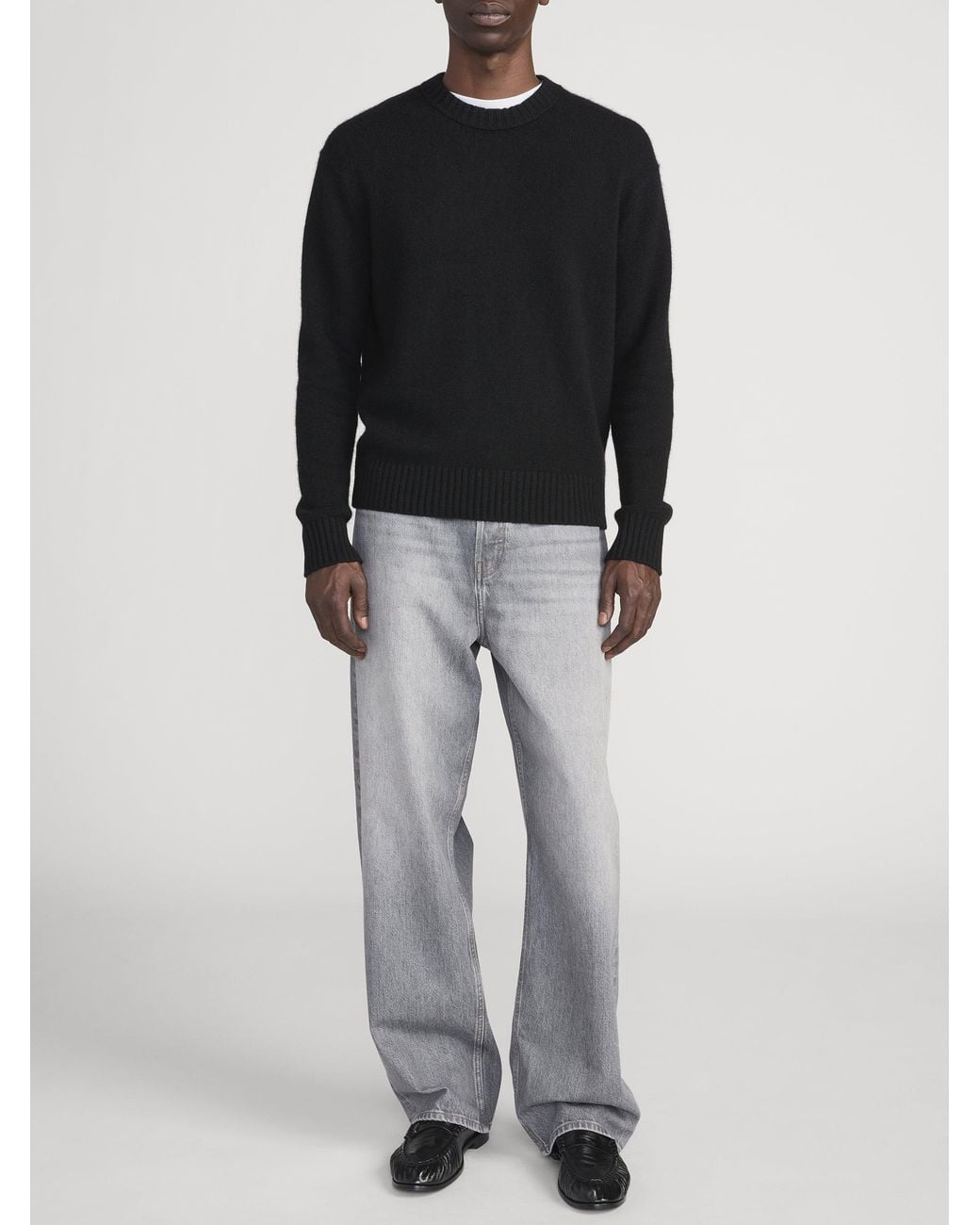 FRAME Gray Baggy Jean for men