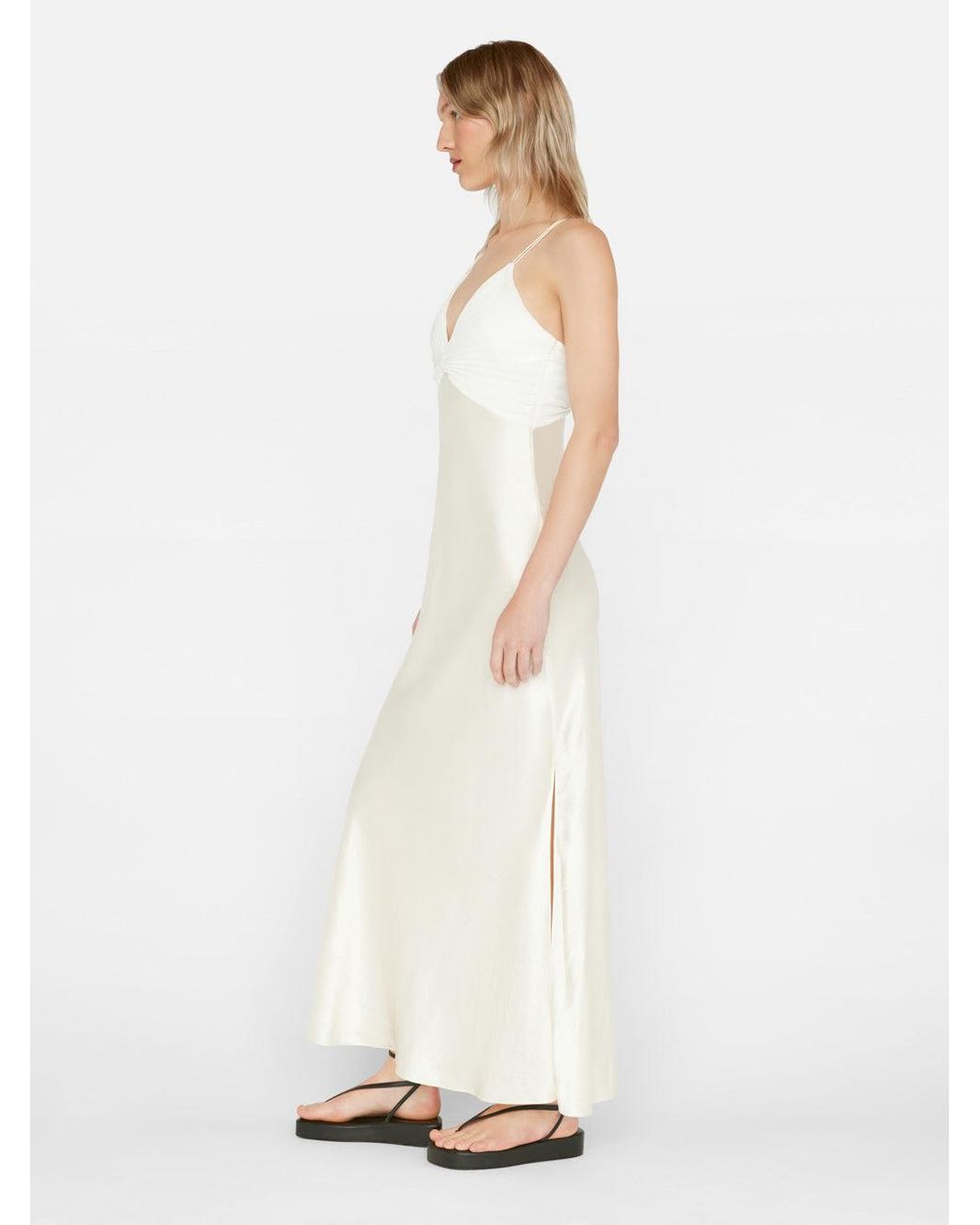 frame pleated cami dress Cami NYC Jennelyn Pleated Maxi Dress