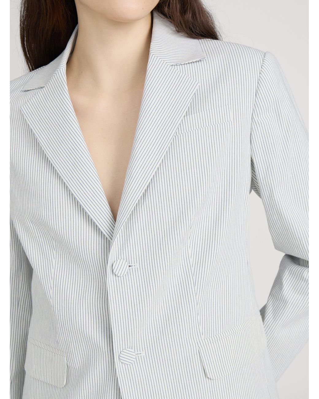 FRAME White The Stripe Classic Blazer