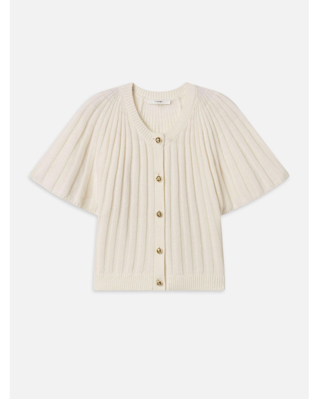 FRAME White The Flutter Cardi