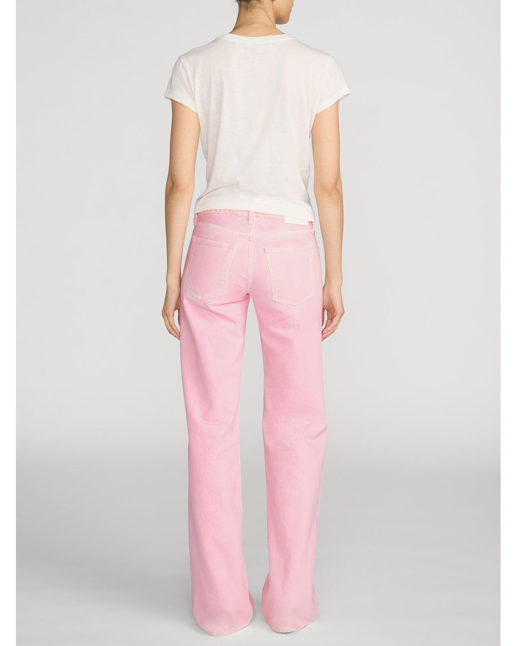 FRAME Pink The Pixie Gray