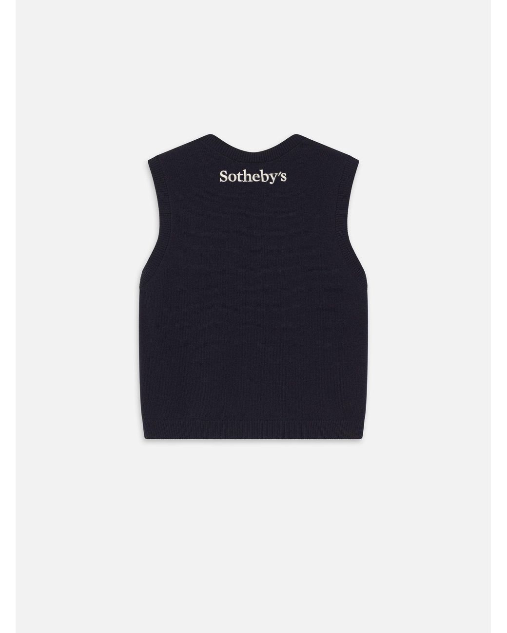 FRAME Black Sotheby's Argyle Vest