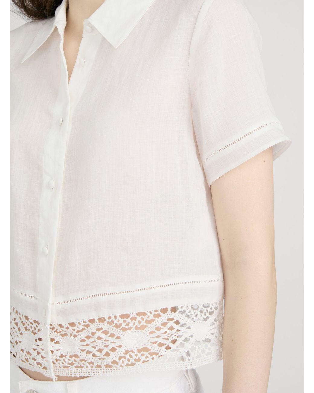 FRAME White The Heirloom Shirt