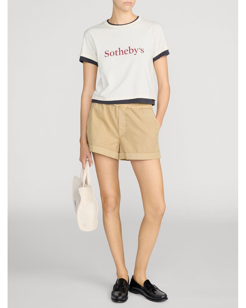 FRAME White Sotheby's Layered Tee