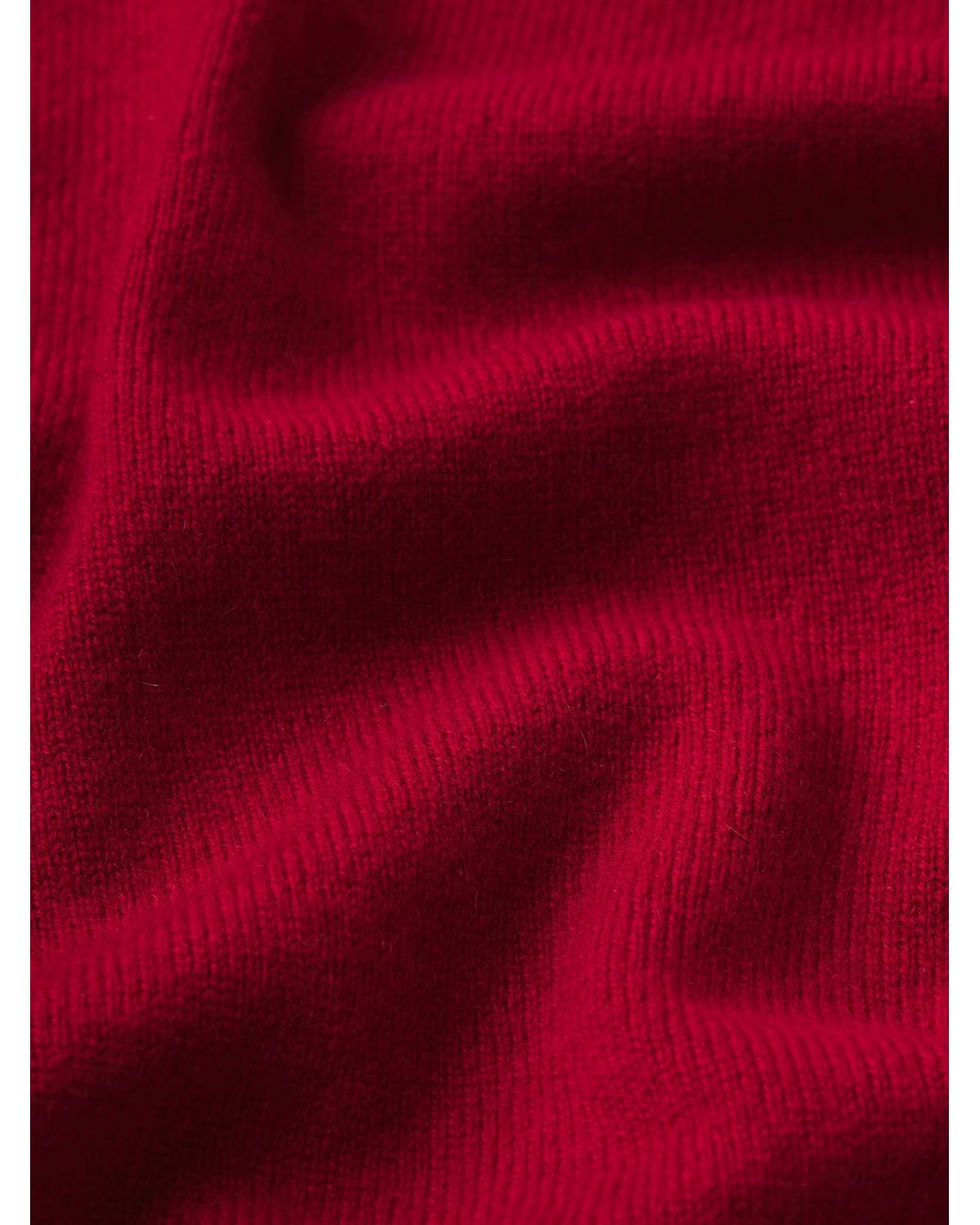 FRAME Red The Everyday Cashmere V Neck
