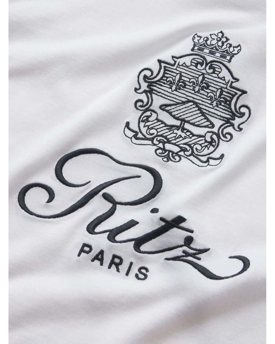 FRAME Blue Ritz Solid Baby Tee