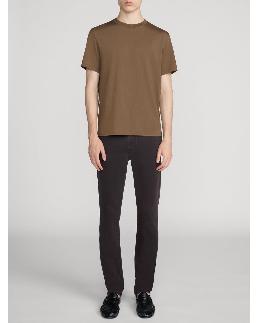 FRAME Black L'homme Slim Brushed Twill for men
