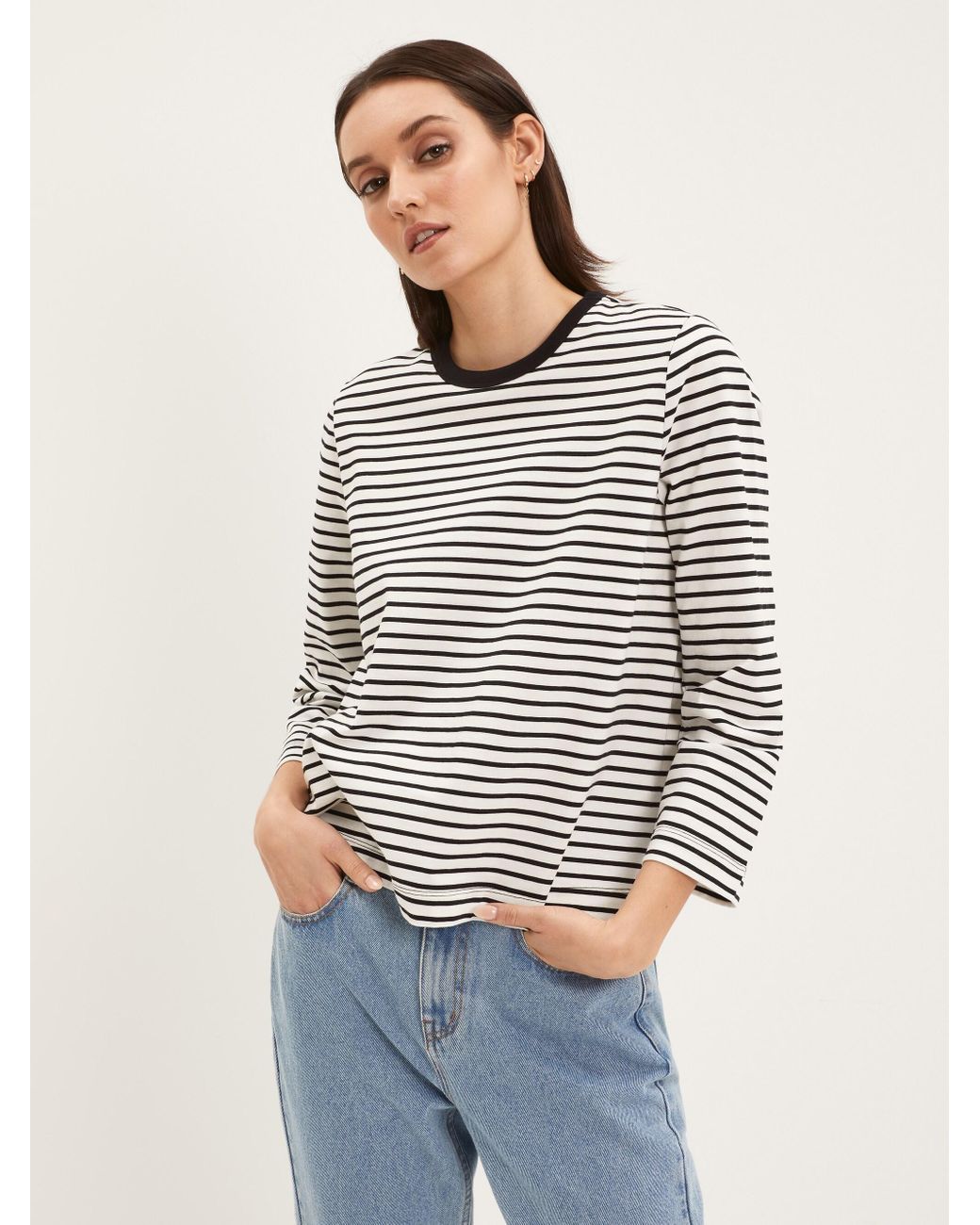 Frank And Oak The Striped Smooth Crewneck - Lyst