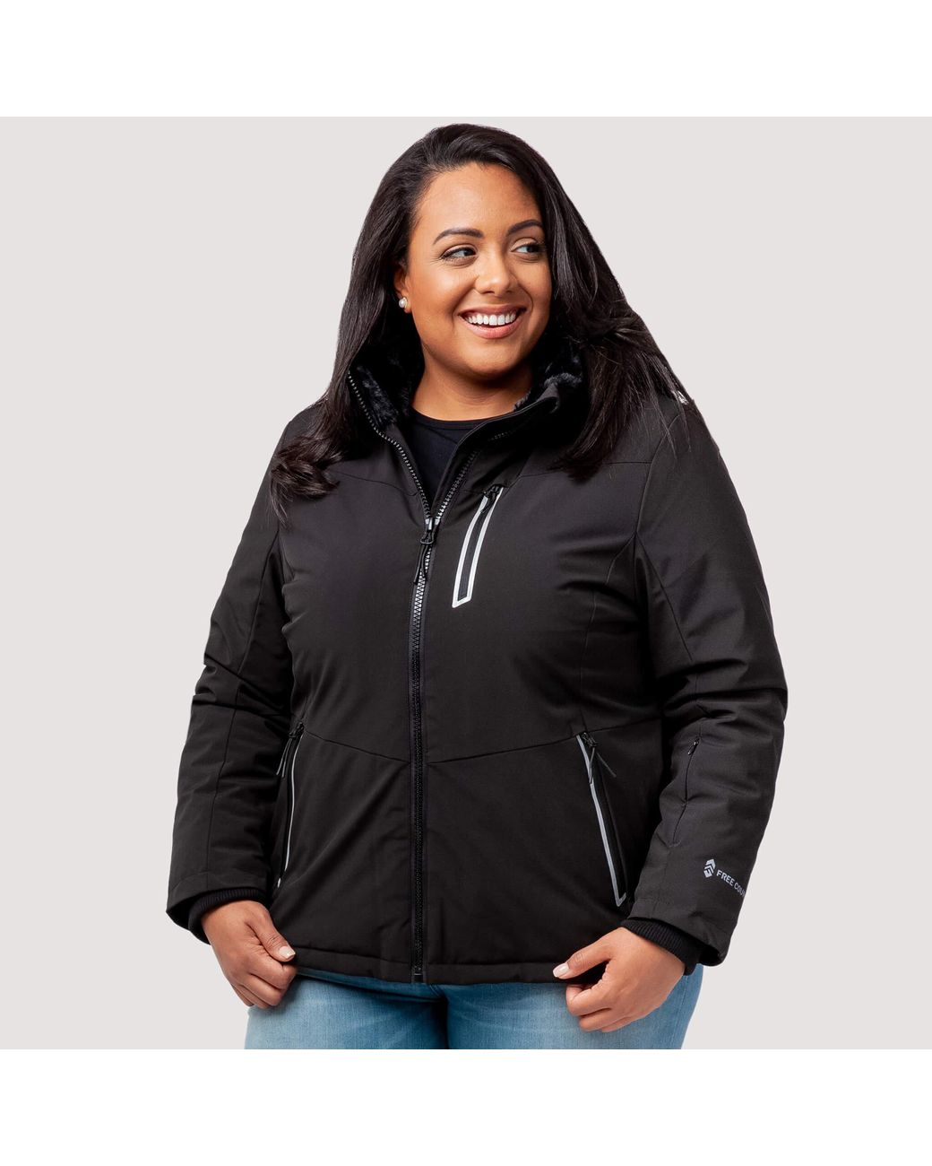 soft shell plus size jacket