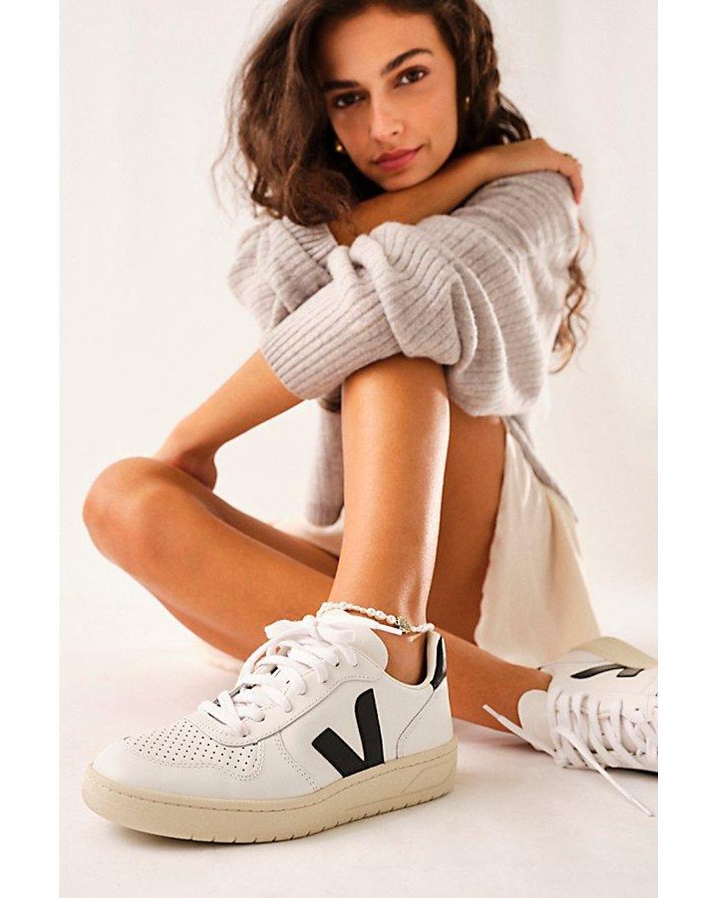 Veja Brown V-10 Trainer Shoe