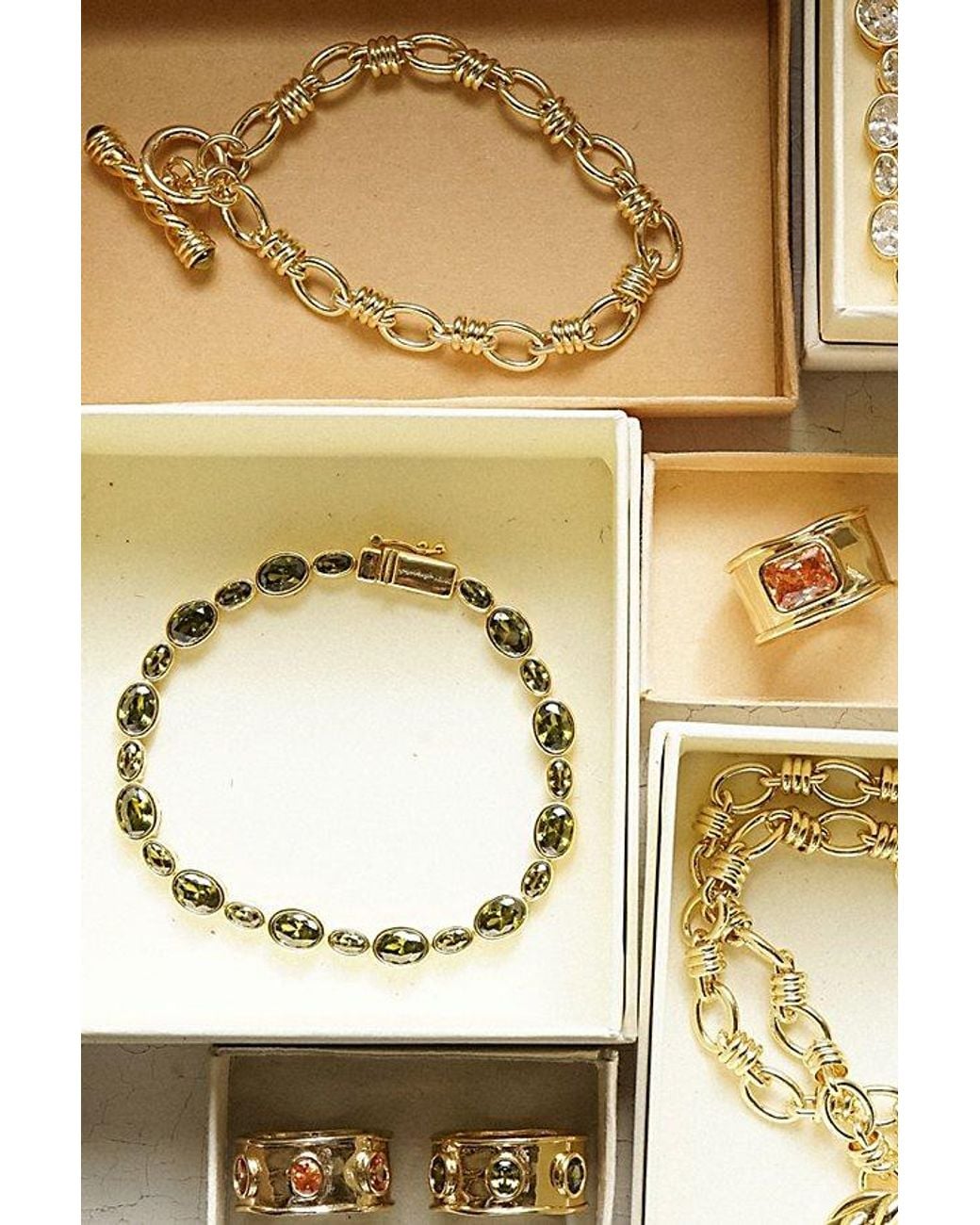 Daisy London Metallic X Free People Adeline Tennis Bracelet